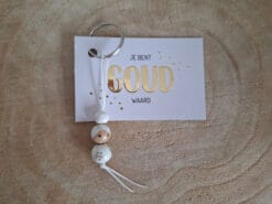 gelukspoppetje goud waard wit. Hiermee verwen je alles sleutels!