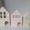 huisjes setje hout a