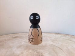 Deze spin is echt een lieverdje en helemaal niet eng.