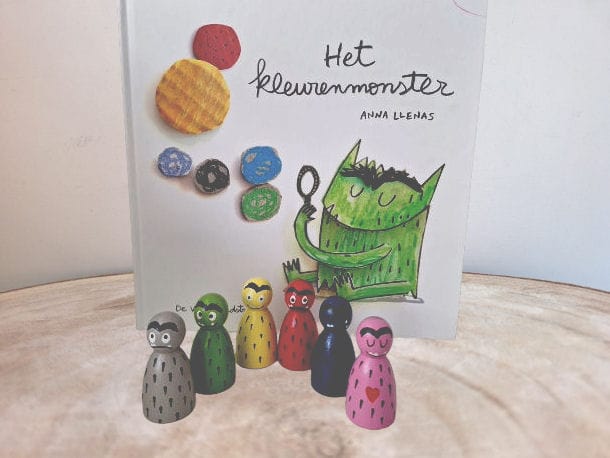 Met de peg dolls van Het Kleurenmonster kun je alles zelf navertellen.