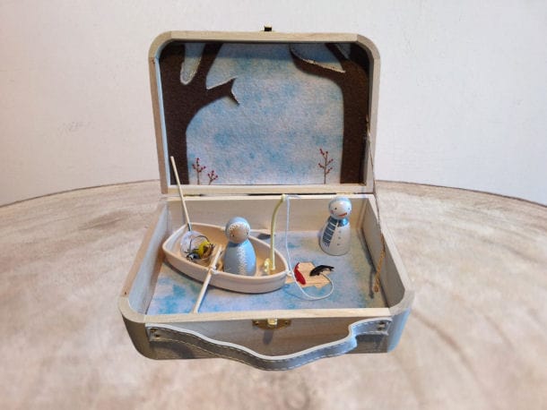 Met de speelkoffer winter kunt urenlang spelen en jouw verhalen vertellen.