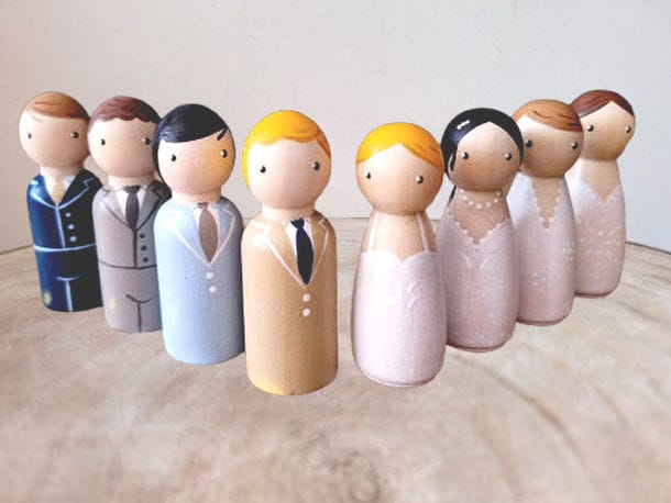 Deze bruidsparen zijn dolverliefd